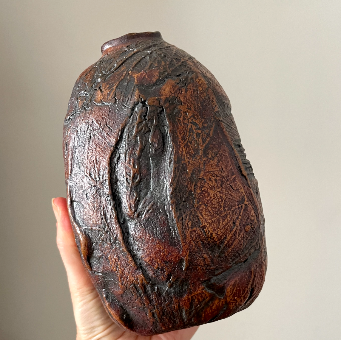 Handbuilt Wabi-Sabi Ceramic Vase - Image 9