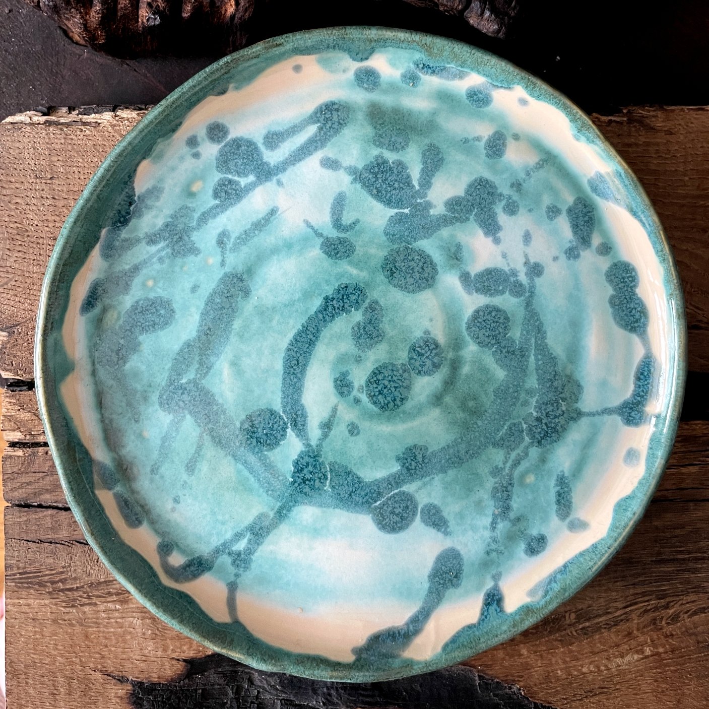 Handmade Ceramic Plate – FUSION – 22 cm - Image 7