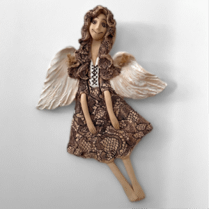 ceramic angel wall hanging handmade