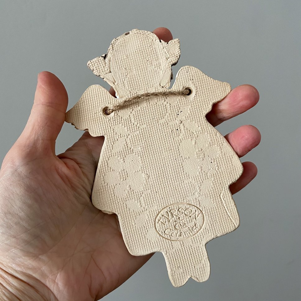 Handmade Ceramic Angel Wall Hanging - Image 4