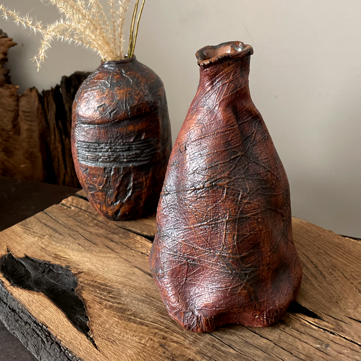Sculptural Organic Ceramic Vase - Image 3