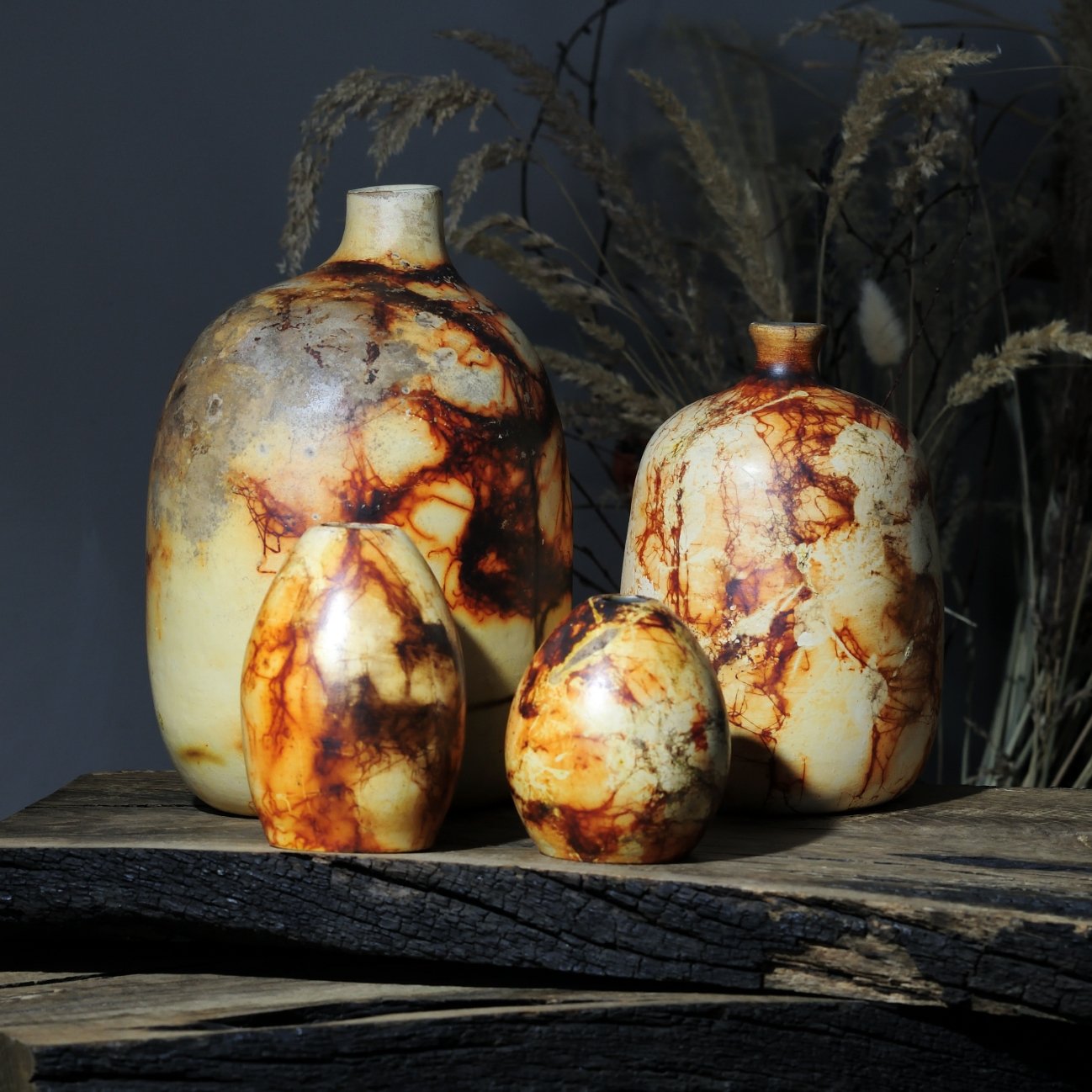 unique ceramic vase natural surface pattern