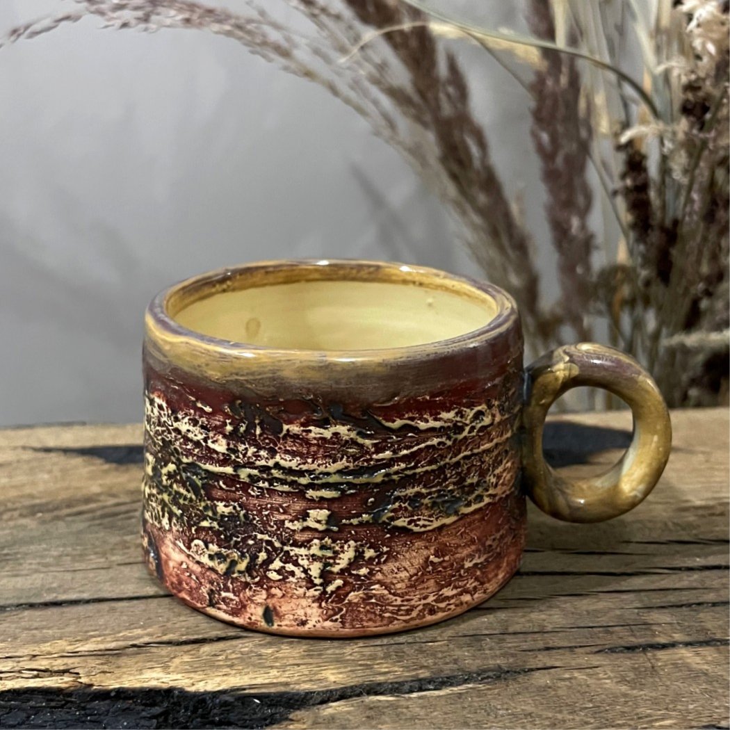 handmade ceramic espresso cup 120 ml