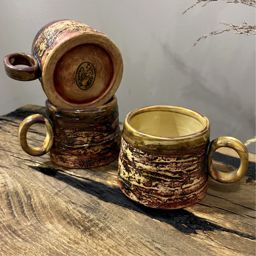 espresso cup handmade pottery