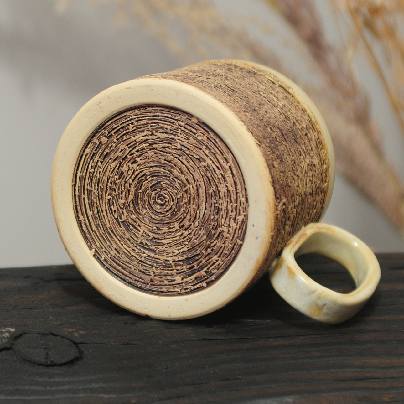 Handmade Pottery Stoneware Mug – 350ml - Image 7