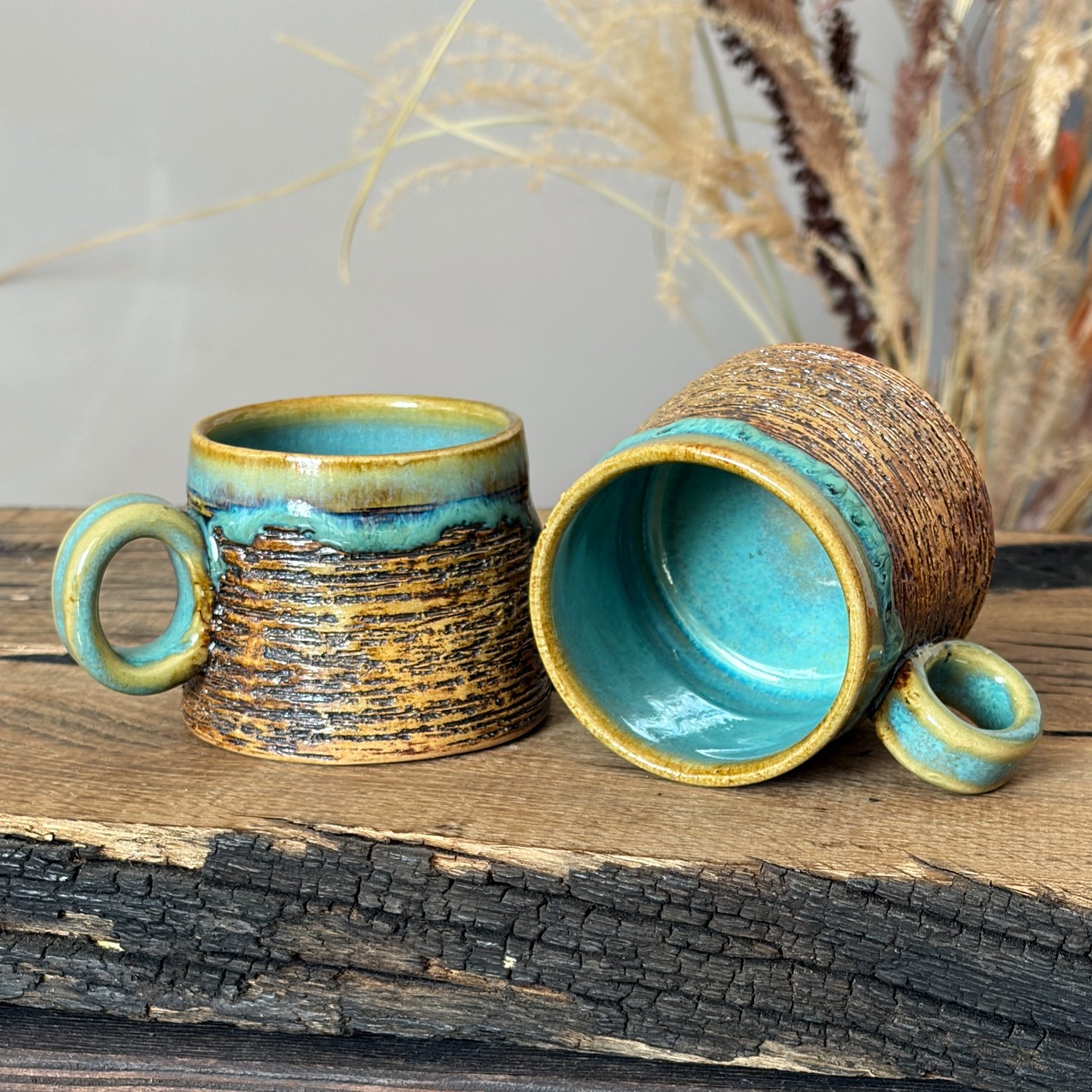 Green Ceramic Espresso Cup, 100ml - Image 3