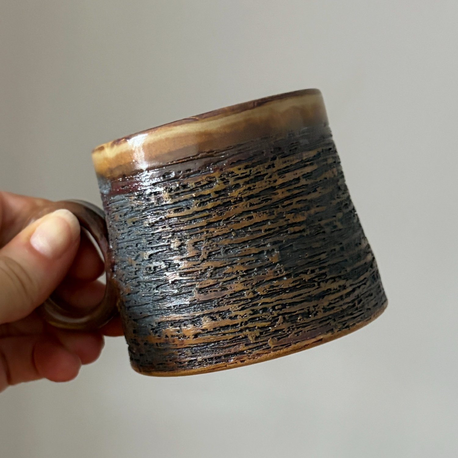 Handmade Pottery Stoneware Mug – 150 ml - Image 4