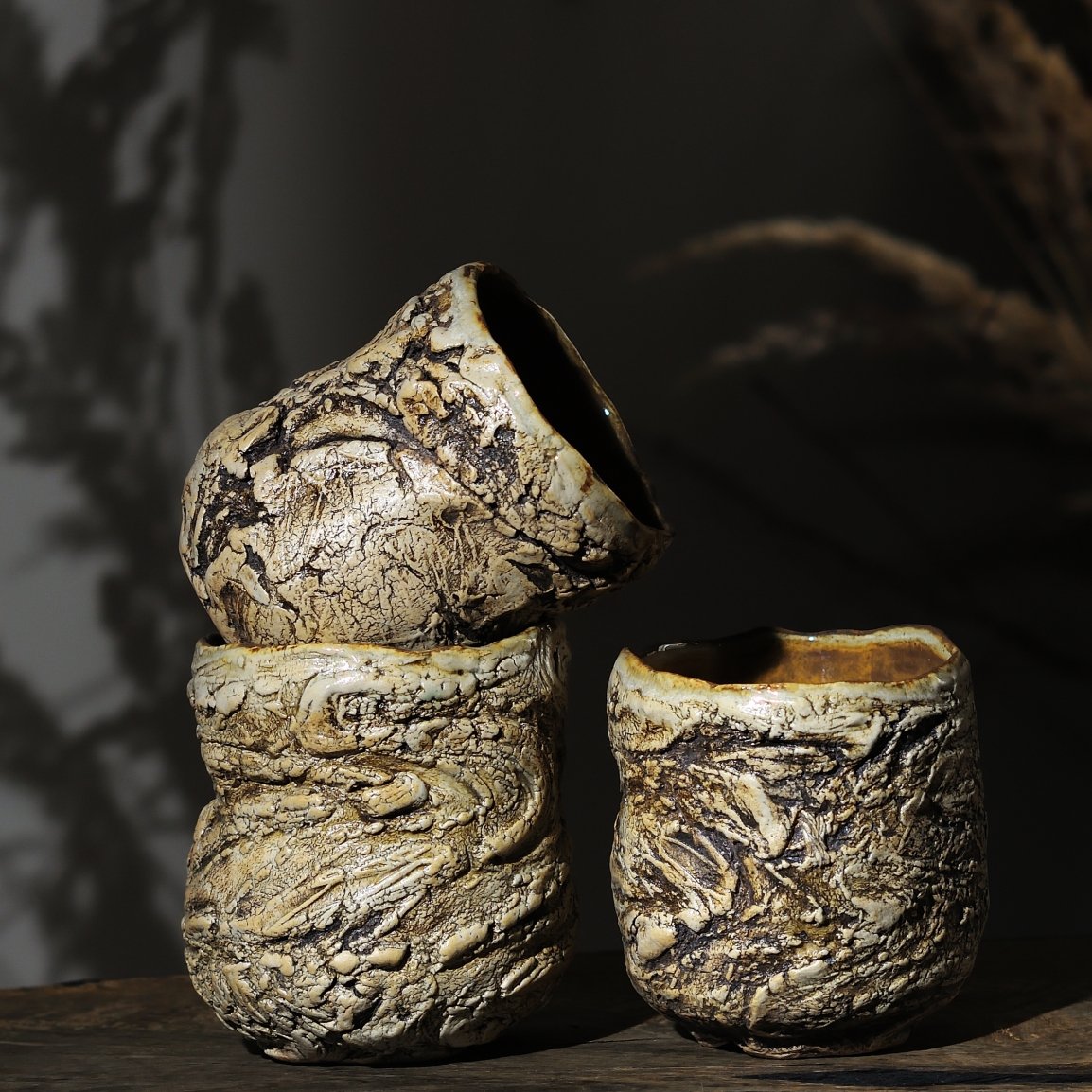 ceramic coffee cup handmade pottery clay texture