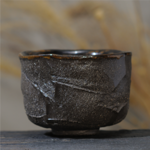 handmade matcha chawan kurinuki ceramic bowl zen