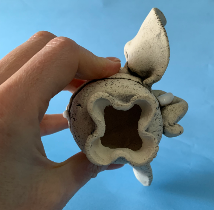 Handmade Ceramic Elephant Sculpture – Quirky Figurine - Image 7