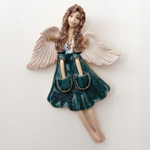 ceramic angel wall decor handmade
