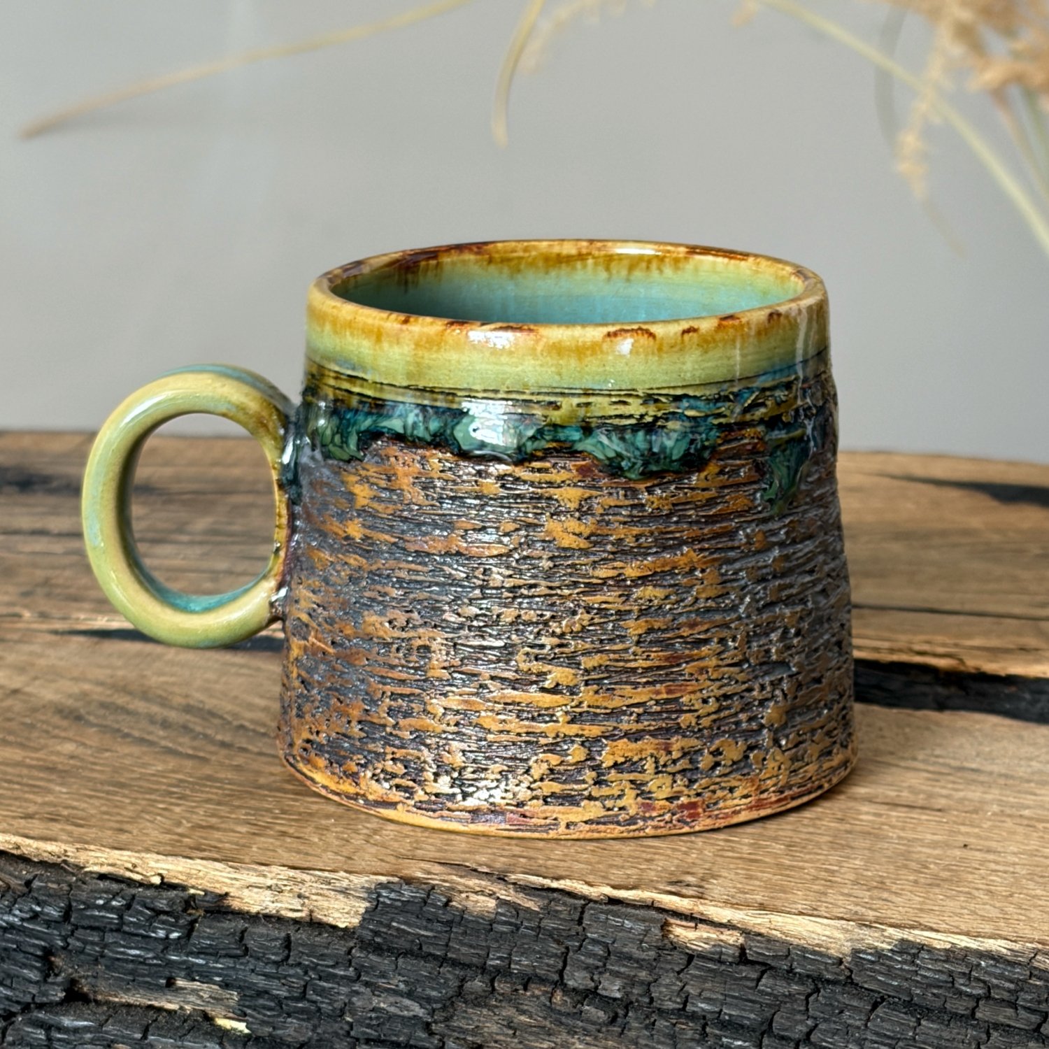 Rustic Handmade Pottery Mug - 150 ml
