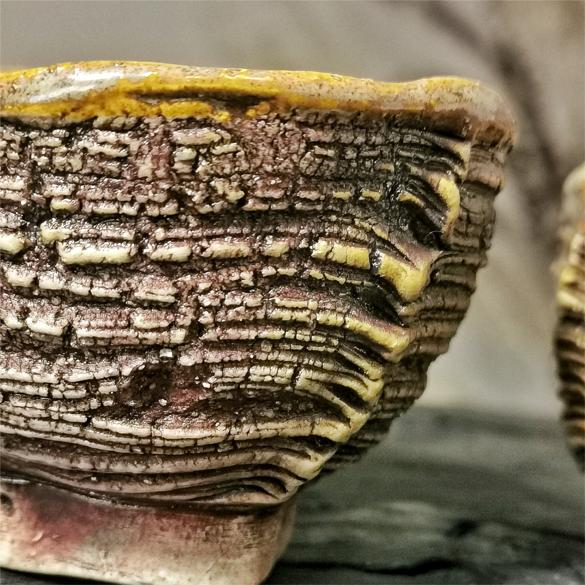 Handmade Rustic Ceramic Tea Bowl – Dune – 50ml - Image 5