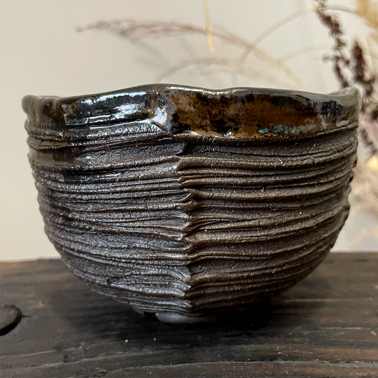 Ceramic Chawan – DUNE – Handmade Tea Bowl - Image 7