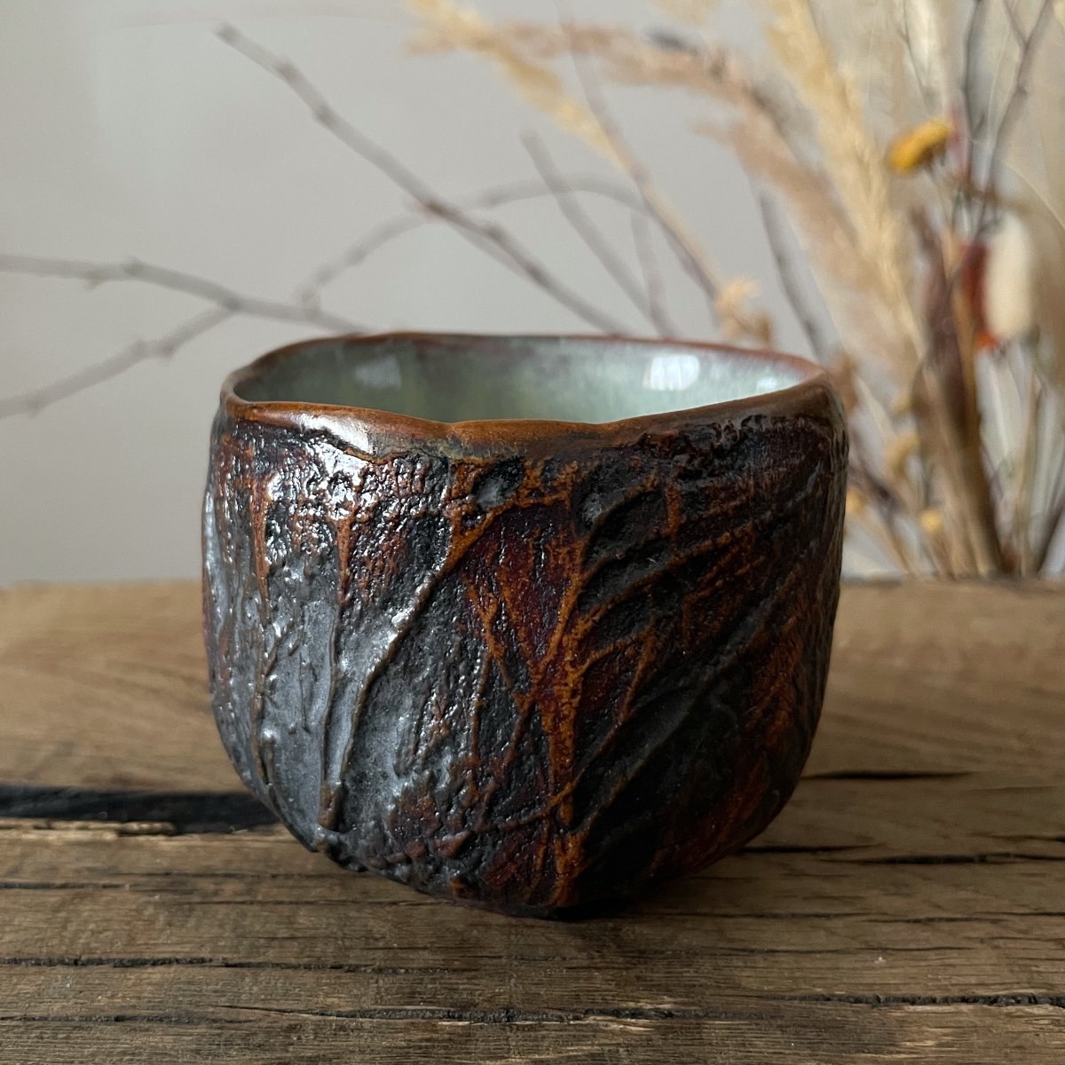 Textured Ceramic Yunomi Cup – WHISPER – 130ml - Image 5