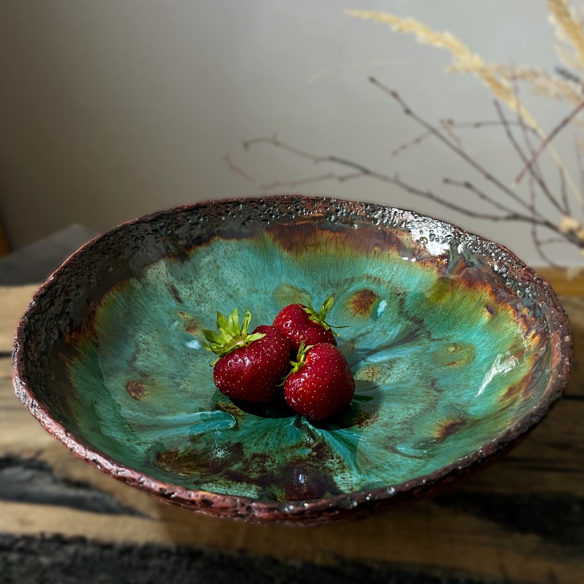Handmade decorative pottery bowl by Tyrson Ceramics