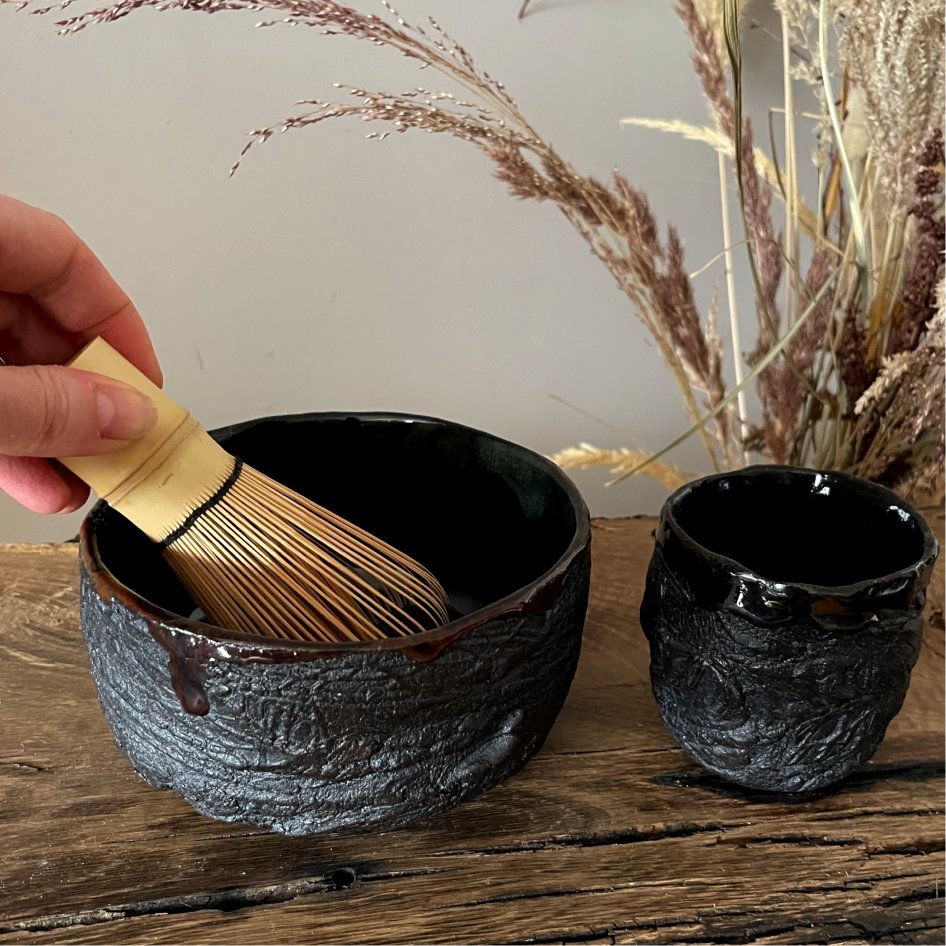 Handmade Chawan – CALM – Ceramic Matcha Bowl - Image 9