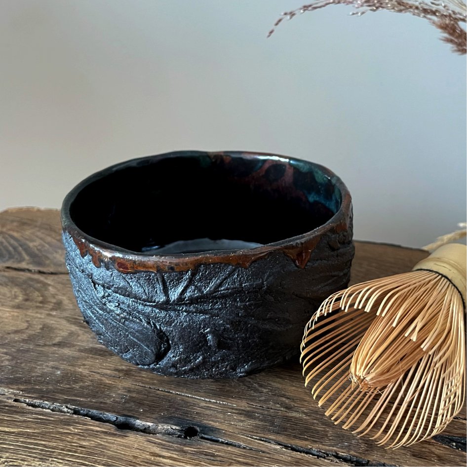 matcha chawan as ceramic tea ritual bowl