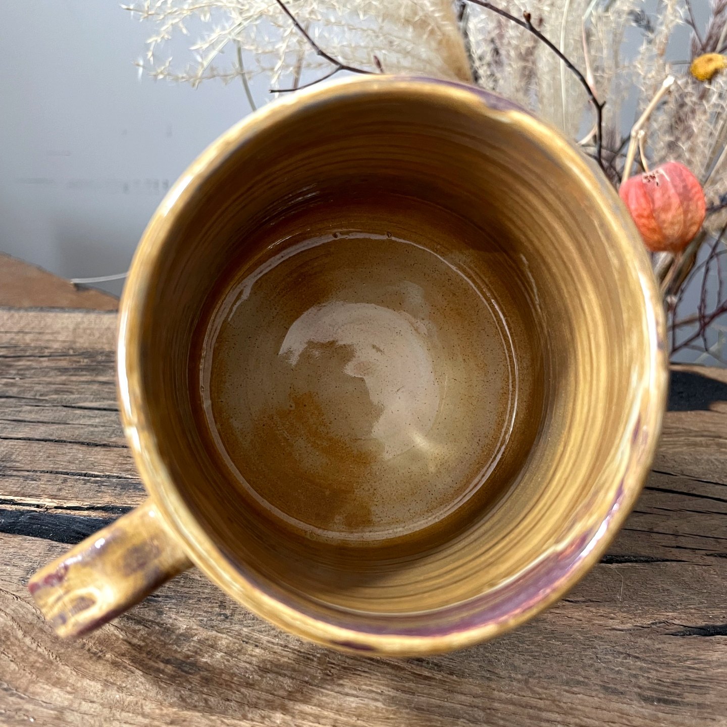 large ceramic coffee mug stoneware