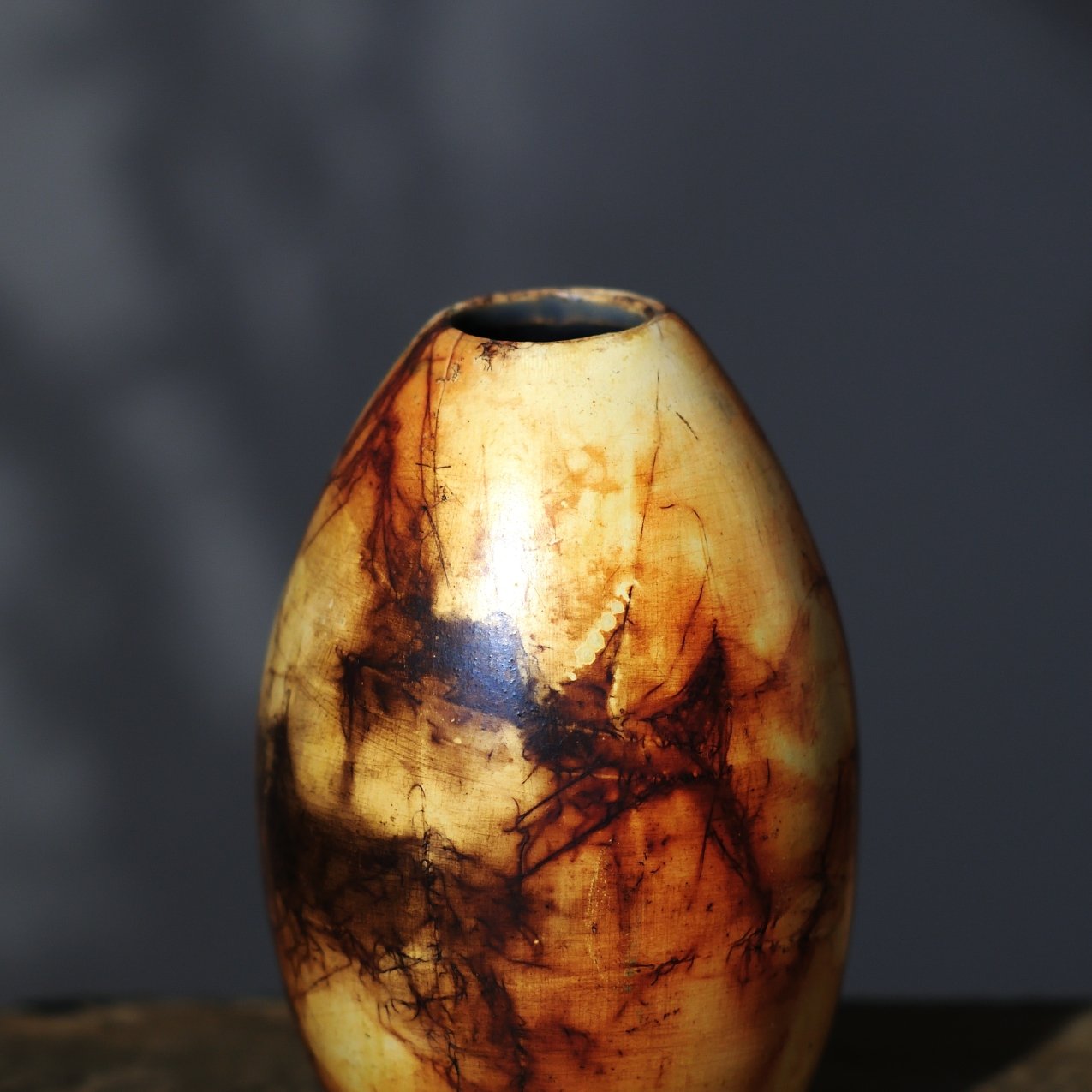 small decorative ceramic vase handmade