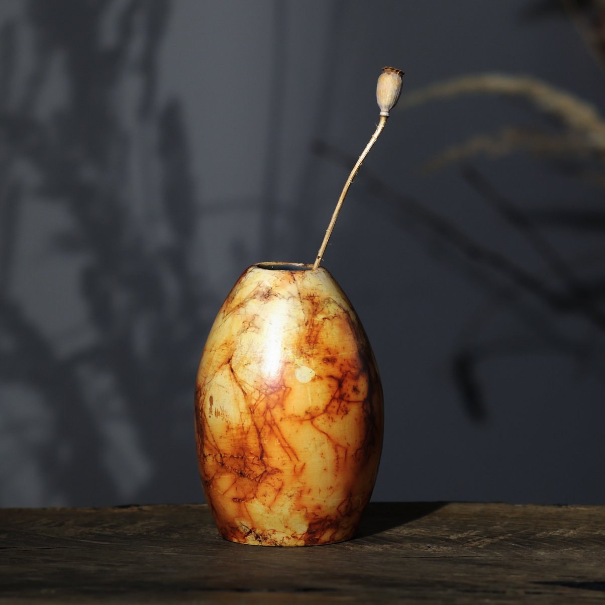 ceramic vase for single stem 11 cm