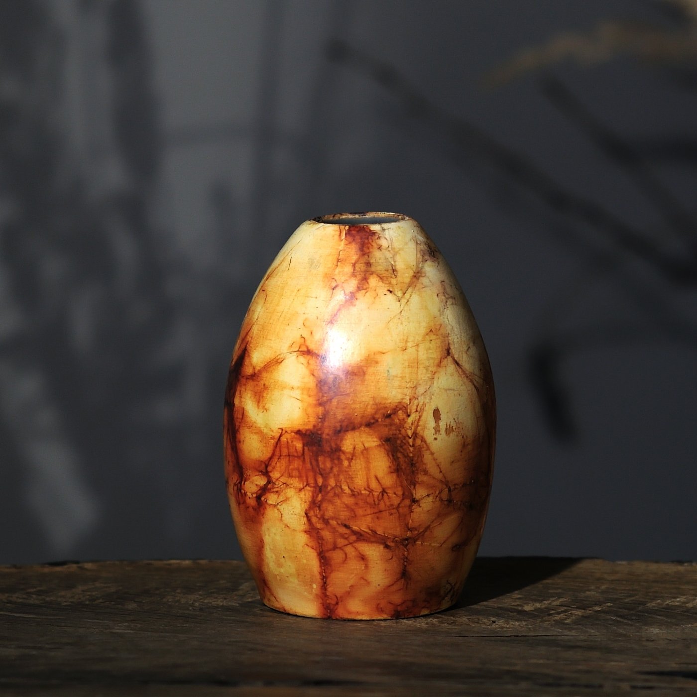 mini ceramic vase saggar firing technique